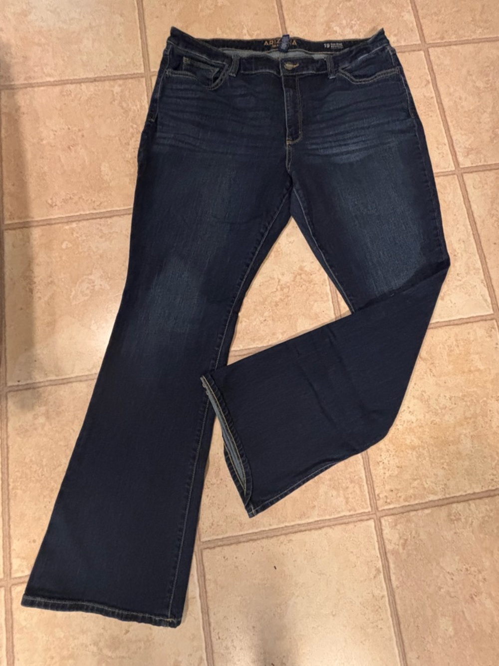 Arizona Jean Company Dark Blue Bootcut Jeans